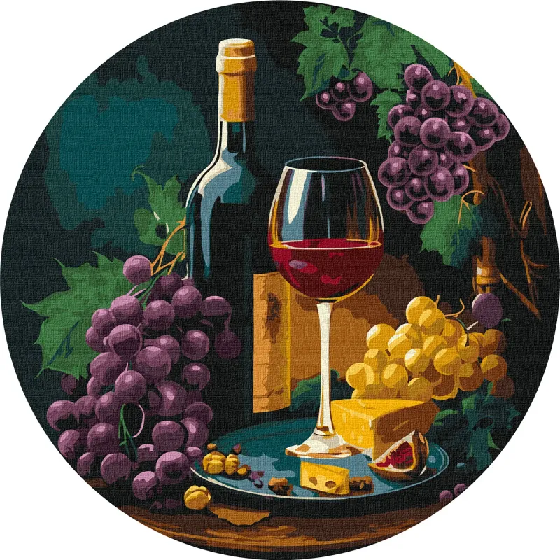 Malowanie po numerach - Wytworna degustacja ©art_selena_ua