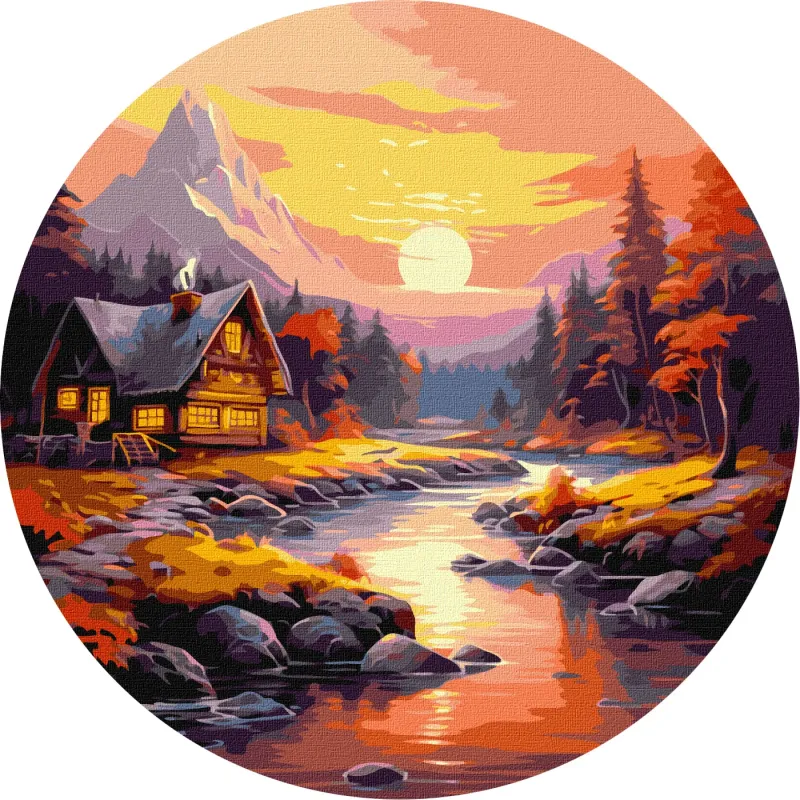 Malowanie po numerach - Panorama górska ©art_selena_ua
