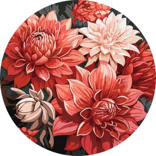 Malowanie po numerach - Świąteczny bukiet ©art_selena_ua