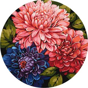 Malowanie po numerach - Kolorowy bukiet ©art_selena_ua