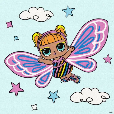 Malowanie po numerach - L.O.L. Surprise! O.M.G. Fairies Flutterstar