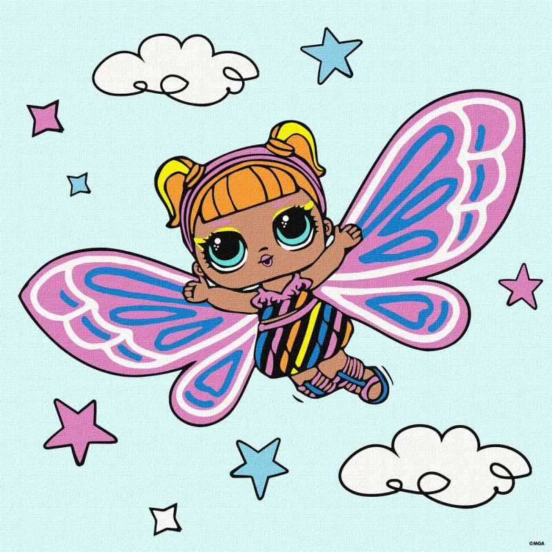 Malowanie po numerach - L.O.L. Surprise! O.M.G. Fairies Flutterstar