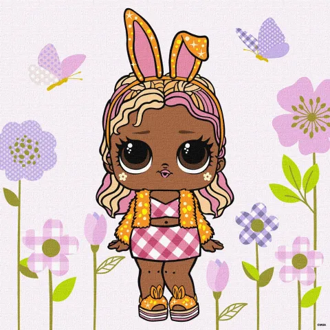 Malowanie po numerach - L.O.L. Surprise! Spring Bling BossBunny