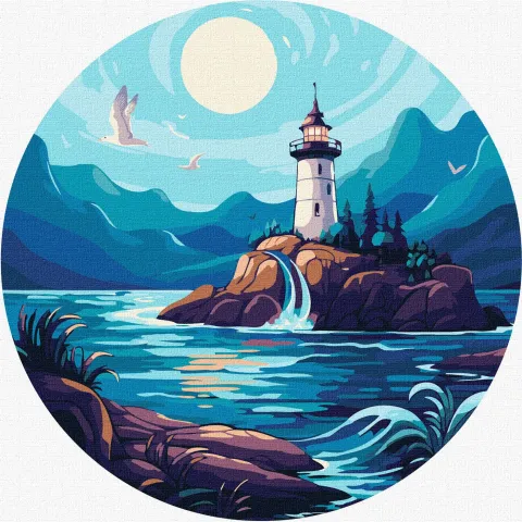 Malowanie po numerach - Jasna latarnia morska ©art_selena_ua