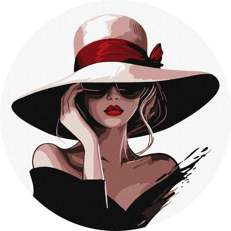 Malowanie po numerach - Modna sylwetka ©art_selena_ua