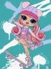 Malowanie po numerach - L.O.L. Surprise! Tweens Skate Dance Ali Dance 2
