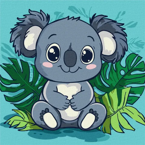 Malowanie po numerach - Wesoła koala ©art_selena_ua