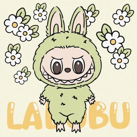 Malowanie po numerach - Wesoły Labubu ©art_selena_ua