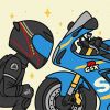 Malowanie po numerach - Ukochany motocykl ©art_selena_ua