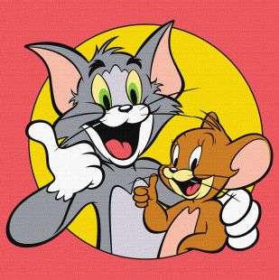 Malowanie po numerach - Tom i Jerry: Razem wesoło ©Warner Bros.
