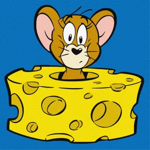 Malowanie po numerach - Tom i Jerry: Miłośnik sera ©Warner Bros.