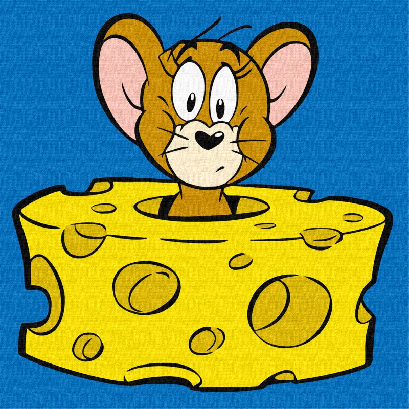 Malowanie po numerach - Tom i Jerry: Miłośnik sera ©Warner Bros.