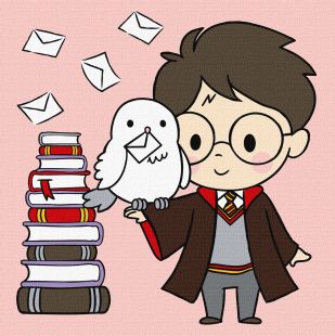 Malowanie po numerach - Harry Potter: Harry i Tajemnicze Listy ©Warner Bros.