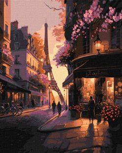 Malowanie po numerach - Francuskie ulice ©art_selena_ua