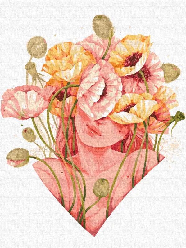 Malowanie po numerach - Kwiatowy dotyk ©lesya_nedzelska_art