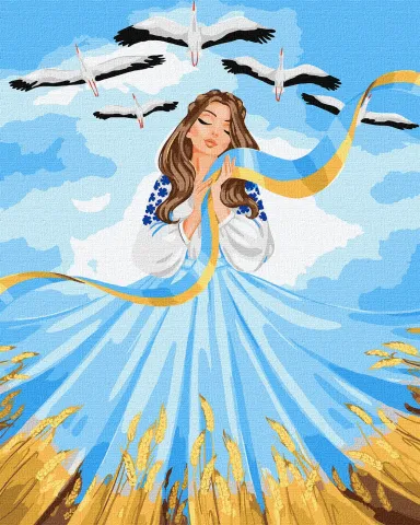 Malowanie po numerach - Wszystko będzie Ukrainą ©krizhanskaya