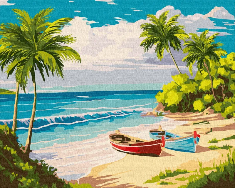 Malowanie po numerach - Piękna wyspa ©art_selena_ua