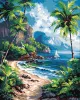 Malowanie po numerach - Tropikalny raj ©art_selena_ua
