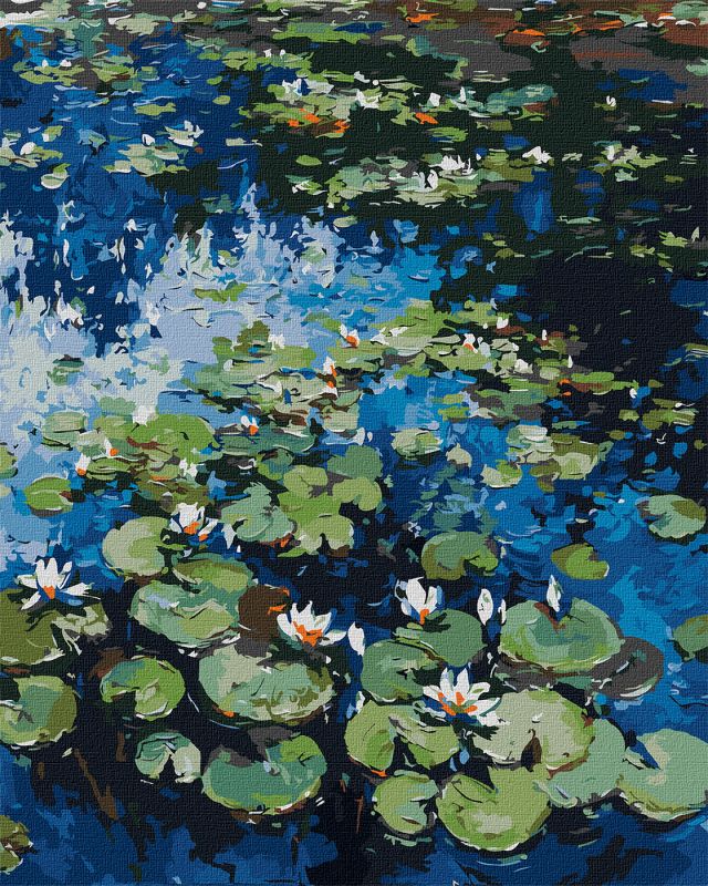 Malowanie po numerach - Lilie wodne ©Claude Monet