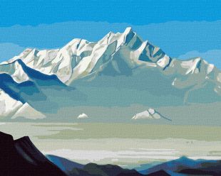 Malowanie po numerach - Góra pięciu skarbów ©Mykola Roerich