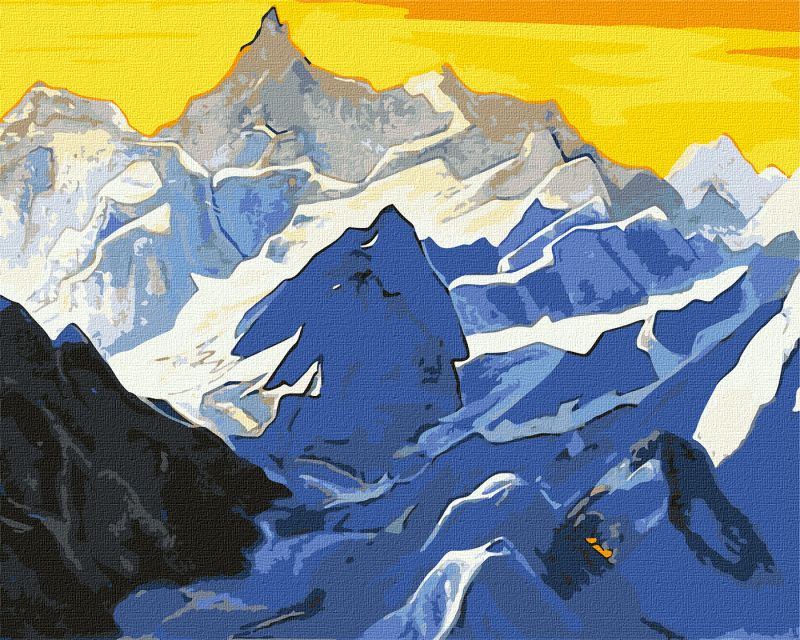 Malowanie po numerach - Himalaje ©Mykola Roerich