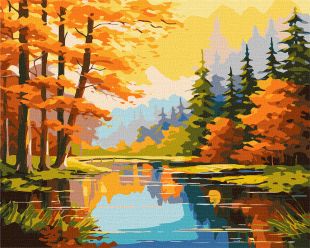 Malowanie po numerach - Jesienna pora roku ©art_selena_ua