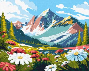 Malowanie po numerach - Kontrasty natury  ©art_selena_ua
