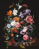 Malowanie po numerach - Wazon z kwiatami i jagodami ©Jan Davidsz. de Heem