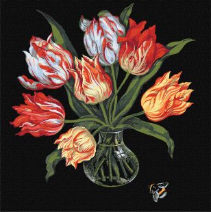 Malowanie po numerach - Eleganckie tulipany ©kovtun_olga_art