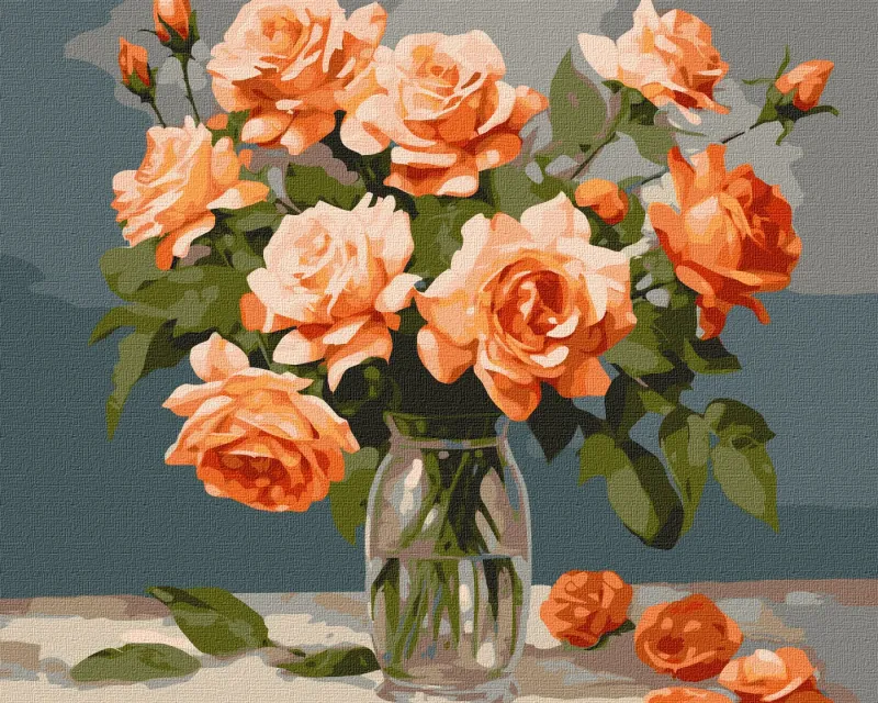 Malowanie po numerach - Elegancki bukiet ©art_selena_ua