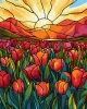 Malowanie po numerach - Pole tulipanów ©art_selena_ua