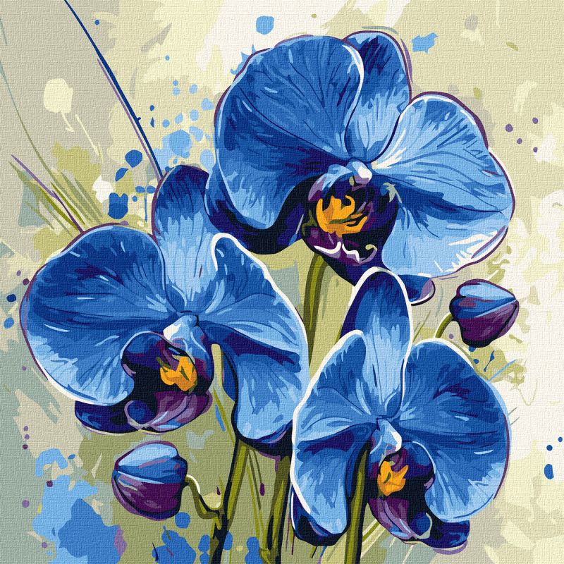 Malowanie po numerach - Delikatna orchidea ©art_selena_ua