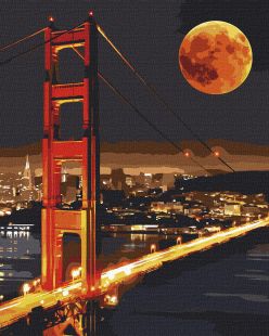Malowanie po numerach - Golden Gate