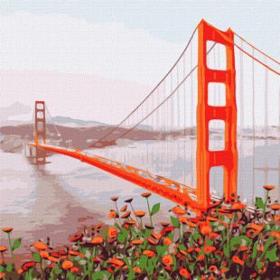 Malowanie po numerach - Poranne San Francisco