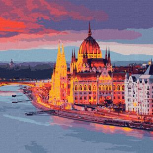 Malowanie po numerach - Ulubiony Budapeszt