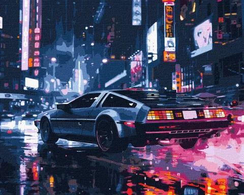 Malowanie po numerach - Nocna podróż ©art_selena_ua