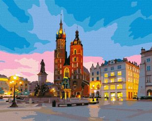 Malowanie po numerach - Wieczór Kraków