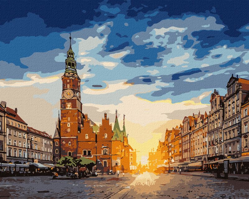 Malowanie po numerach - Czarujący Wrocław