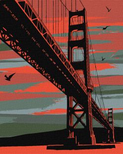 Malowanie po numerach - Mistyczne San Francisco