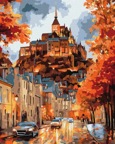 Malowanie po numerach - Jesienne Miasteczko ©art_selena_ua