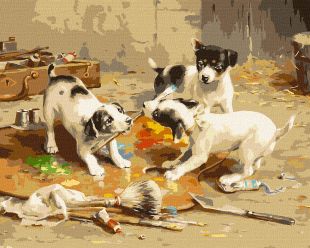 Malowanie po numerach - Mali artyści ©Carl Reichert