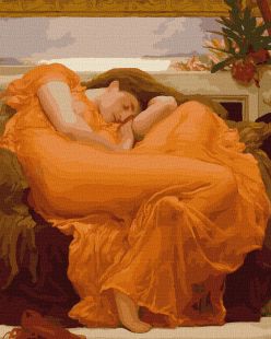 Malowanie po numerach - Płonący czerwiec ©Frederick Leighton