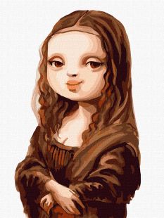 Malowanie po numerach - Współczesna Mona Lisa