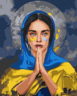 Malowanie po numerach - Modlitwa za Ukrainę