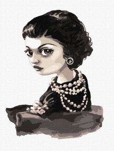 Malowanie po numerach - Coco Chanel