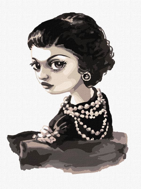 Malowanie po numerach - Coco Chanel