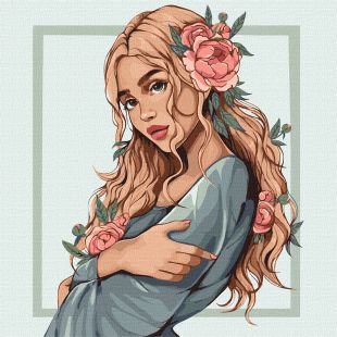 Malowanie po numerach - Wiosenny kwiat ©lien_illustration