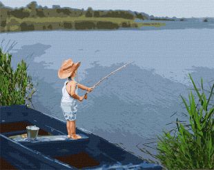 Malowanie po numerach - Pierwsze łowienie ©sergii.shchepin