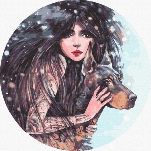 Malowanie po numerach - Dzika wola ©lesya_nedzelska_art
