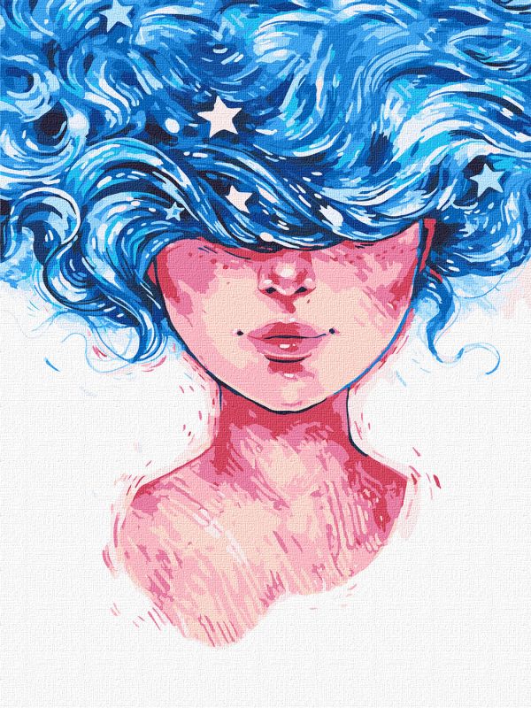 Malowanie po numerach - Gwiezdna wyobraźnia ©lesya_nedzelska_art